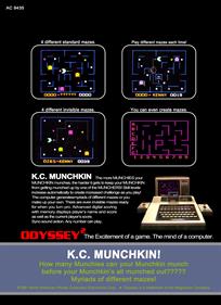 K.C. Munchkin! - Box - Back Image