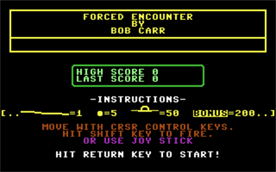Forced Encounter - Screenshot - Game Title Image