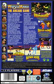 WWF WrestleMania: The Arcade Game - Box - Back Image