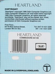 Heartland - Box - Back Image