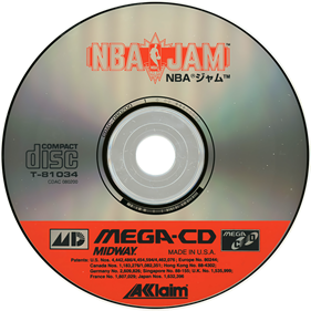 NBA Jam - Disc Image