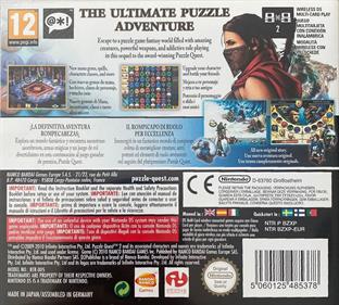 Puzzle Quest 2 - Box - Back Image