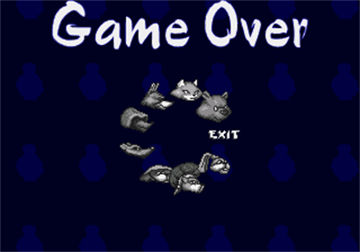 Brutal: Paws of Fury - Screenshot - Game Over Image