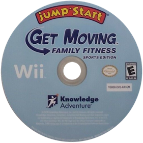 JumpStart Get Moving Family Fitness - Disc Image