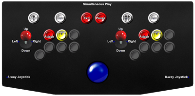 Spider-Man: The Video Game - Arcade - Controls Information Image