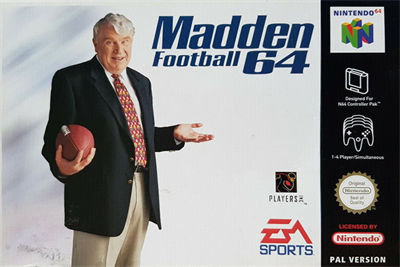 Madden Football 64 - Box - Front Image
