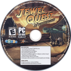 Jewel Quest Mysteries: Curse of the Emerald Tear - Disc Image