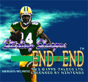 Sterling Sharpe: End 2 End - Screenshot - Game Title Image