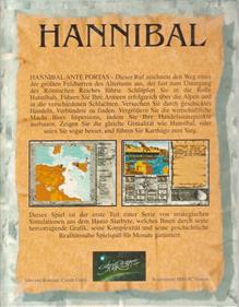 Hannibal - Box - Back Image