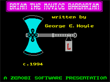 Brian: The Novice Barbarian - Screenshot - Game Title Image