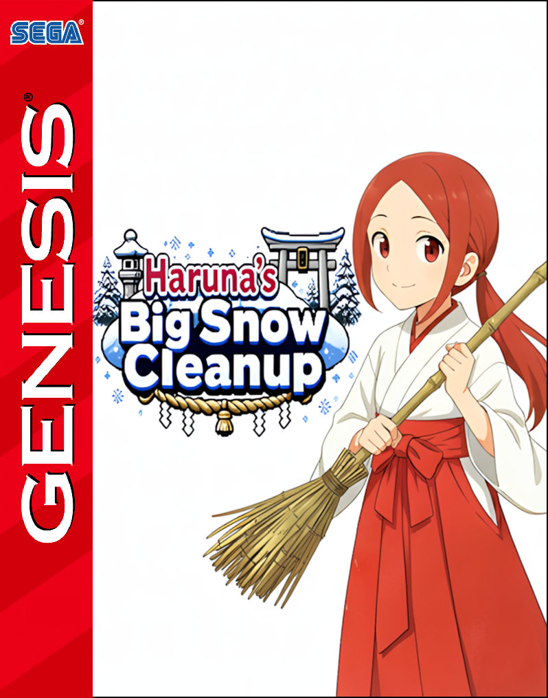Haruna's Big Snow Cleanup
