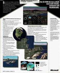 Microsoft Flight Simulator (v5.0) - Box - Back Image