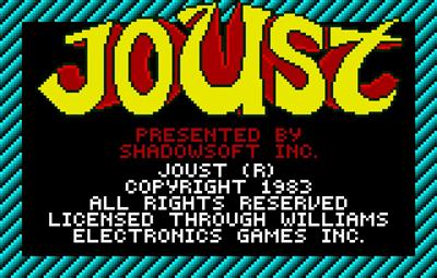 Joust - Screenshot - Game Title