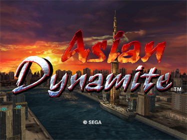 Asian Dynamite - Screenshot - Game Title Image
