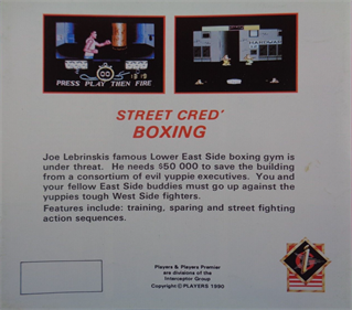 Street Cred Boxing - Box - Back Image