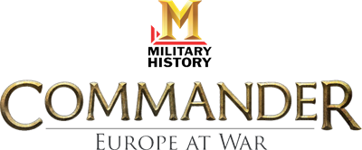 Military History Commander: Europe at War - Clear Logo Image