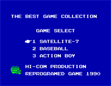 3 in 1: The Best Game Collection F - Screenshot - Game Title Image
