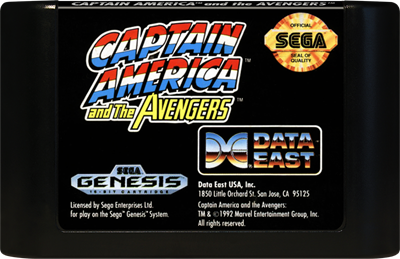 Captain America and the Avengers - Cart - Front Image
