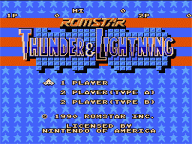 Thunder & Lightning - Screenshot - Game Title Image