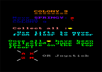 Colony Nine - Screenshot - Game Select Image