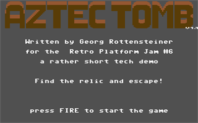 Aztec Tomb - Screenshot - Game Title Image