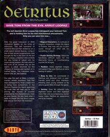 Detritus: The Daemons Quest - Box - Back Image