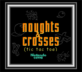 Noughts & Crosses - Screenshot - Game Title Image