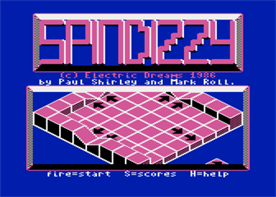 Spindizzy - Screenshot - Game Title Image