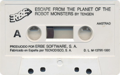 Escape from the Planet of the Robot Monsters - Cart - Front Image