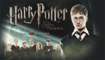 Harry Potter and the Order of the Phoenix - Screenshot - Game Title Image