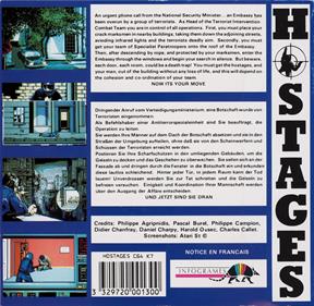 Hostage: Rescue Mission - Box - Back Image
