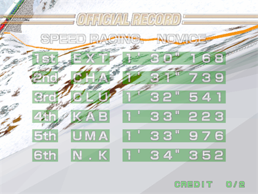 Alpine Racer - Screenshot - High Scores Image