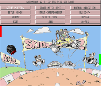 Super Skidmarks - Screenshot - Game Title Image