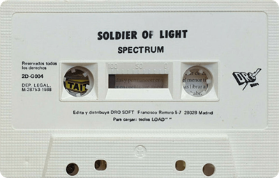 Soldier of Light  - Cart - Front Image