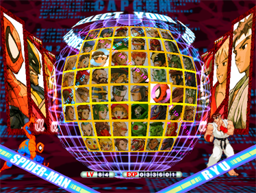 Marvel vs. Capcom 2 - Screenshot - Game Select Image