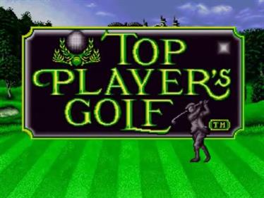 Top Player's Golf - Screenshot - Game Title Image