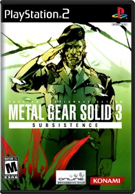 Metal Gear Solid 3: Subsistence - Box - Front - Reconstructed Image
