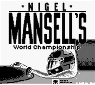 Nigel Mansell's World Championship Racing - Screenshot - Game Title Image