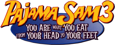 Pajama Sam 3: You Are What You Eat from Your Head to Your Feet - Clear Logo Image