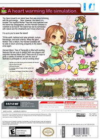 Harvest Moon: Tree of Tranquility - Box - Back Image