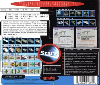 Stars! - Box - Back Image