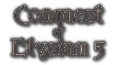 Conquest of Elysium 5 - Clear Logo Image