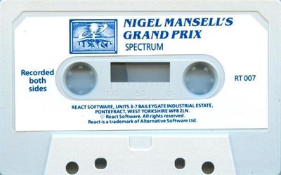 Nigel Mansell's Grand Prix - Cart - Front Image