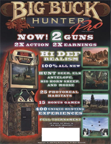 Big Buck Hunter Pro - Advertisement Flyer - Front Image