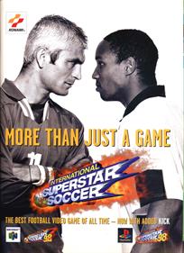 International Superstar Soccer Pro '98 - Advertisement Flyer - Front Image