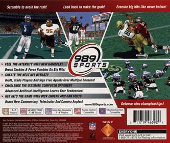 NFL GameDay 2002 - Box - Back Image