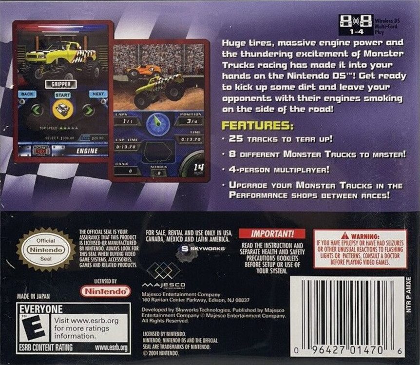 Monster Trucks DS Images - LaunchBox Games Database