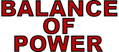 Balance of Power - Clear Logo Image