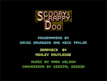 Scooby-Doo and Scrappy-Doo - Screenshot - Game Title Image