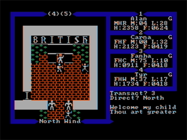 Ultima III: Exodus - Screenshot - Gameplay Image